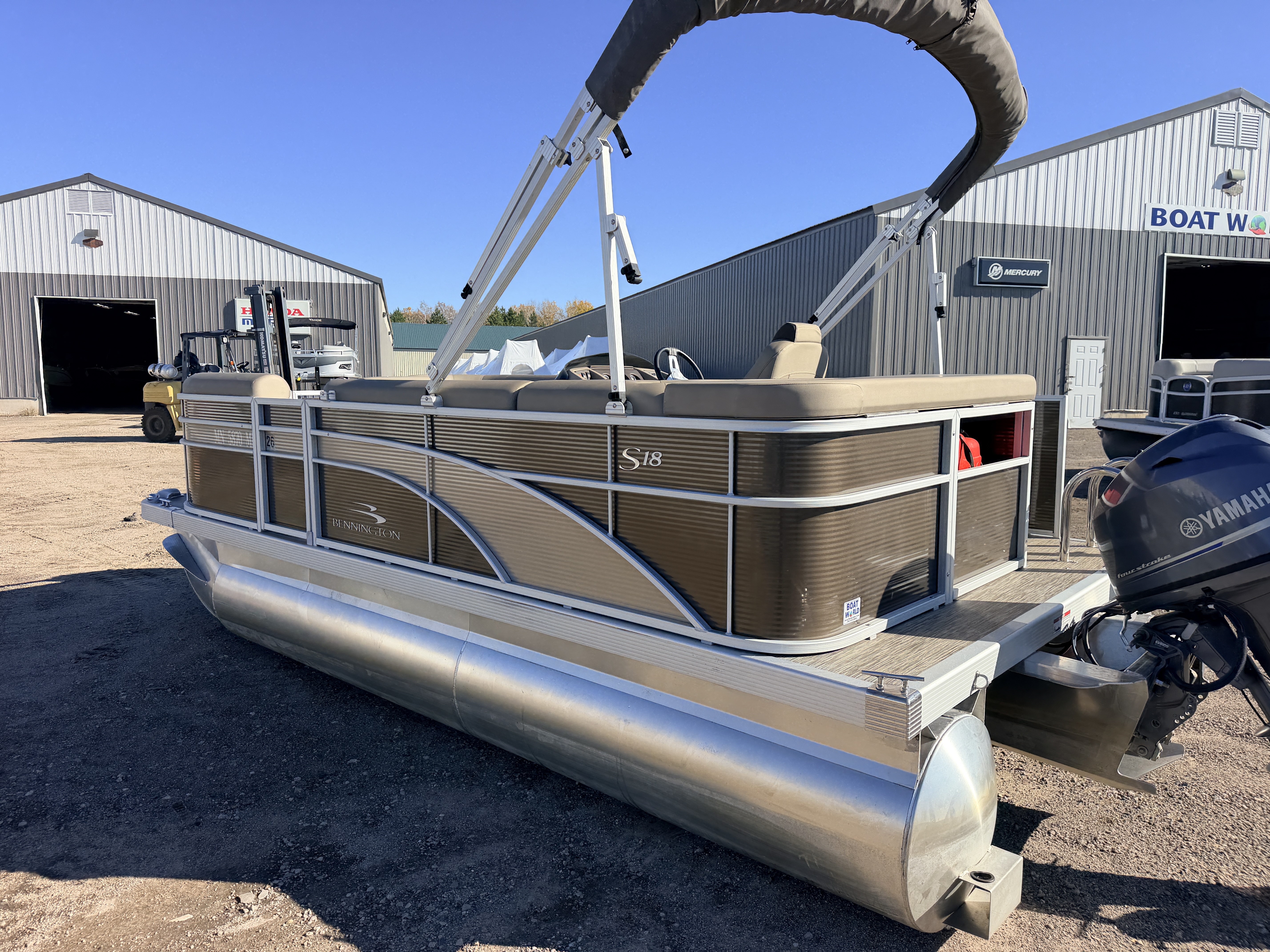 Used 2021 Bennington 188 SL & 50HP Yamaha 4Stroke -$24,995