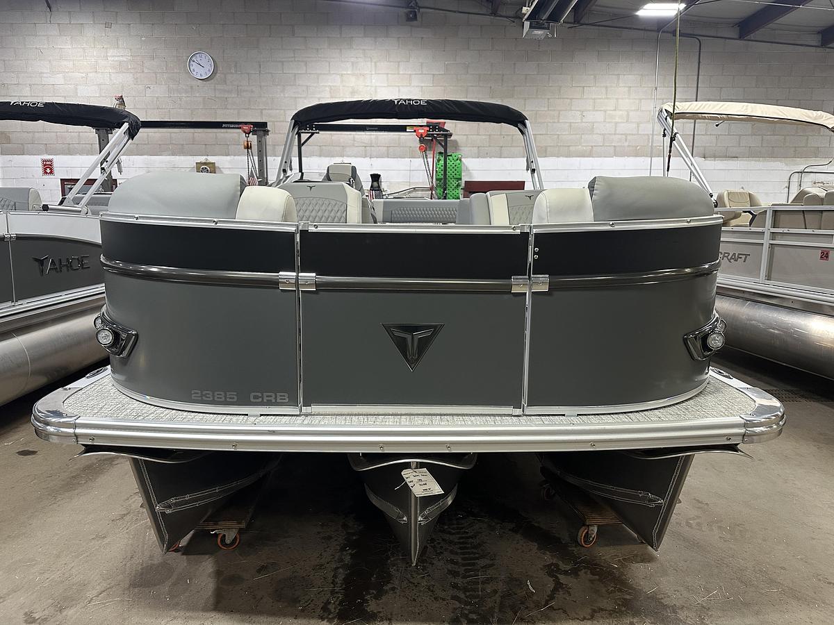 2025 Tahoe Pontoons Cascade 2385 Cruise Rear Bench Tritoon & Honda 225HP 4-Stroke EFI