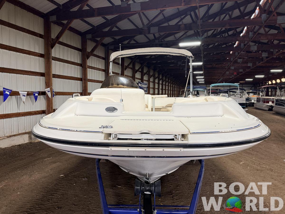 Used 2003 Glastron DX215 Deck Boat & 220HP 5.0L Volvo/Penta with Tandem Axle Trailer -$9,995