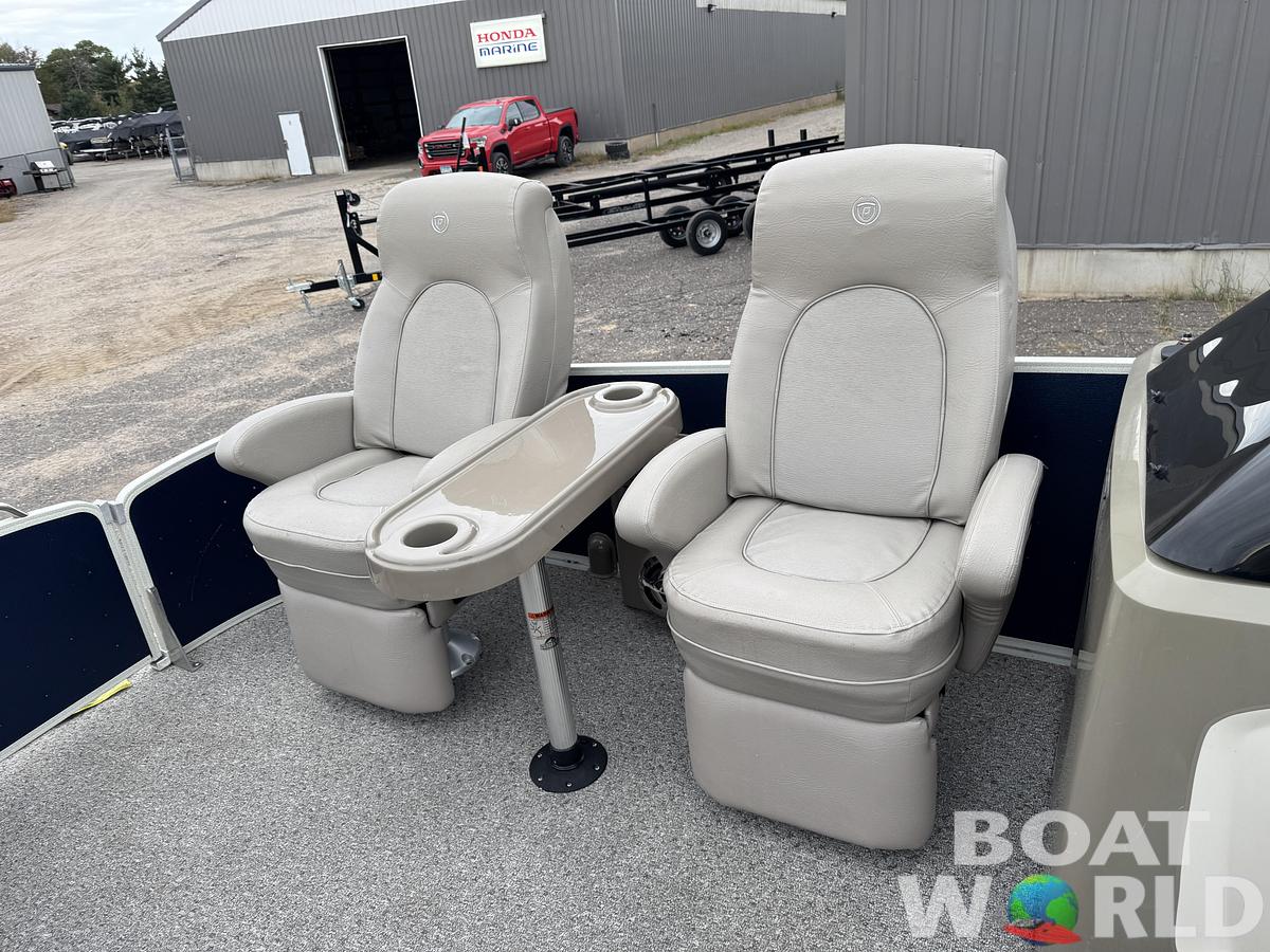 Used 2013 Premier 250 Intrigue Pontoon with 140HP Suzuki Fourstroke EFI