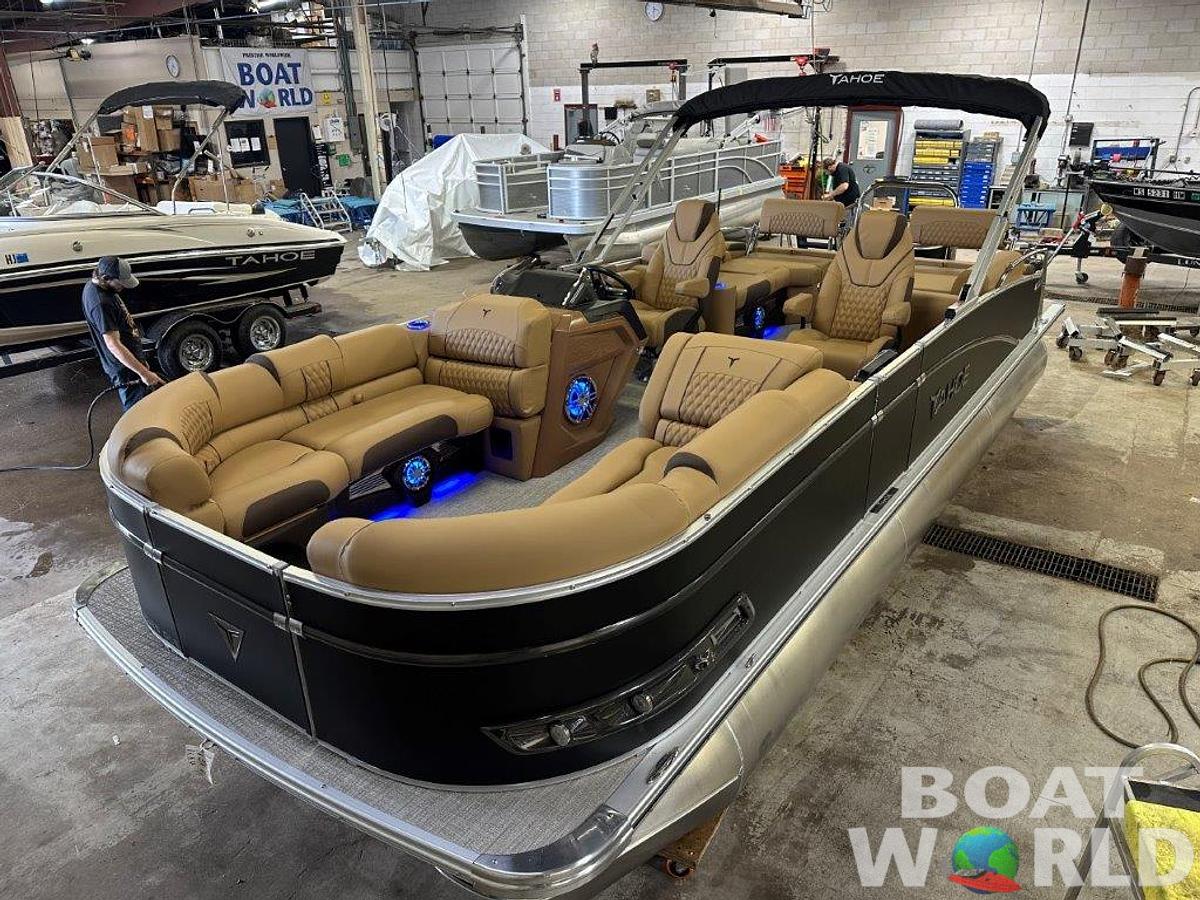 2025 Tahoe Pontoons Cascade 2385 Quad Lounge Shift SS & Honda 4-Stroke EFI