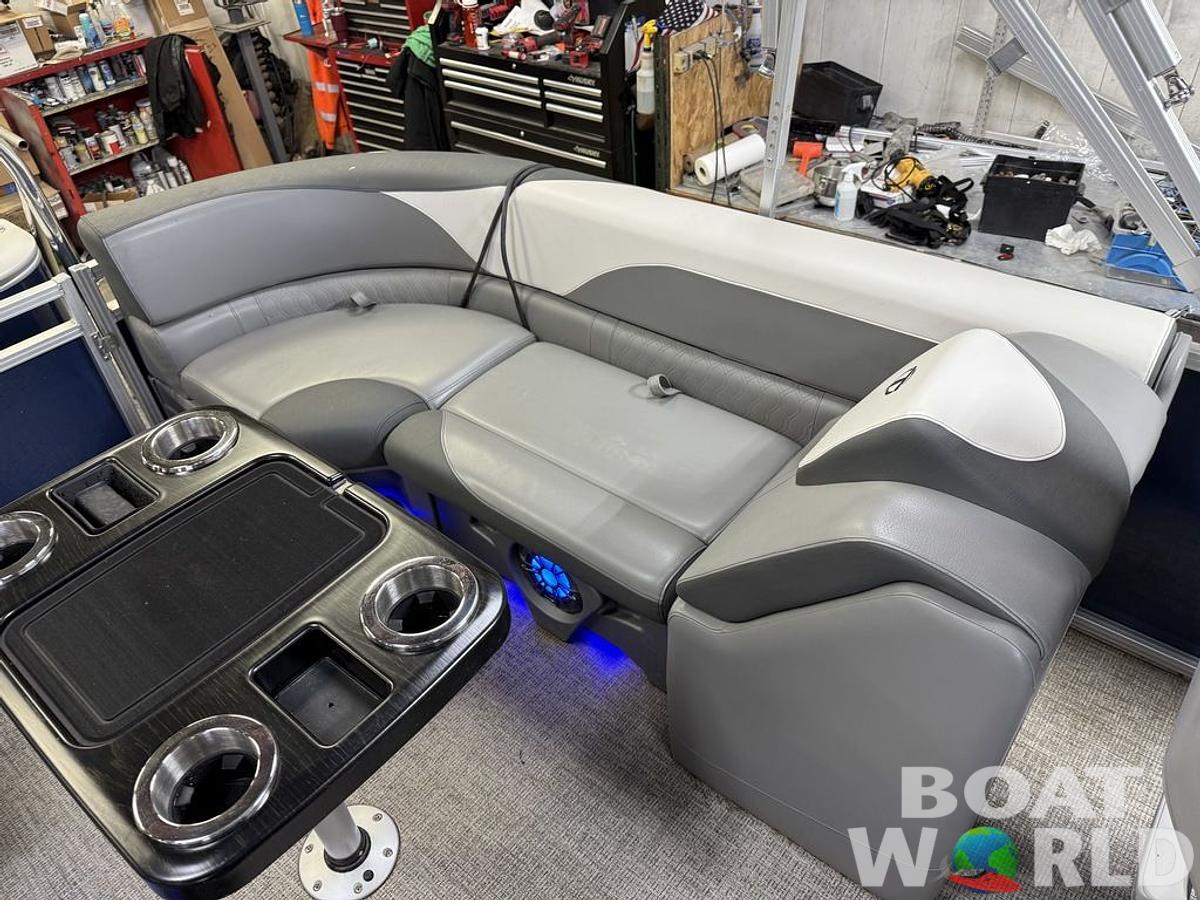 Used 2022 Tahoe Pontoons LTZ 2385 Quad Lounge Tritoon Pontoon & Honda 4-Stroke EFI
