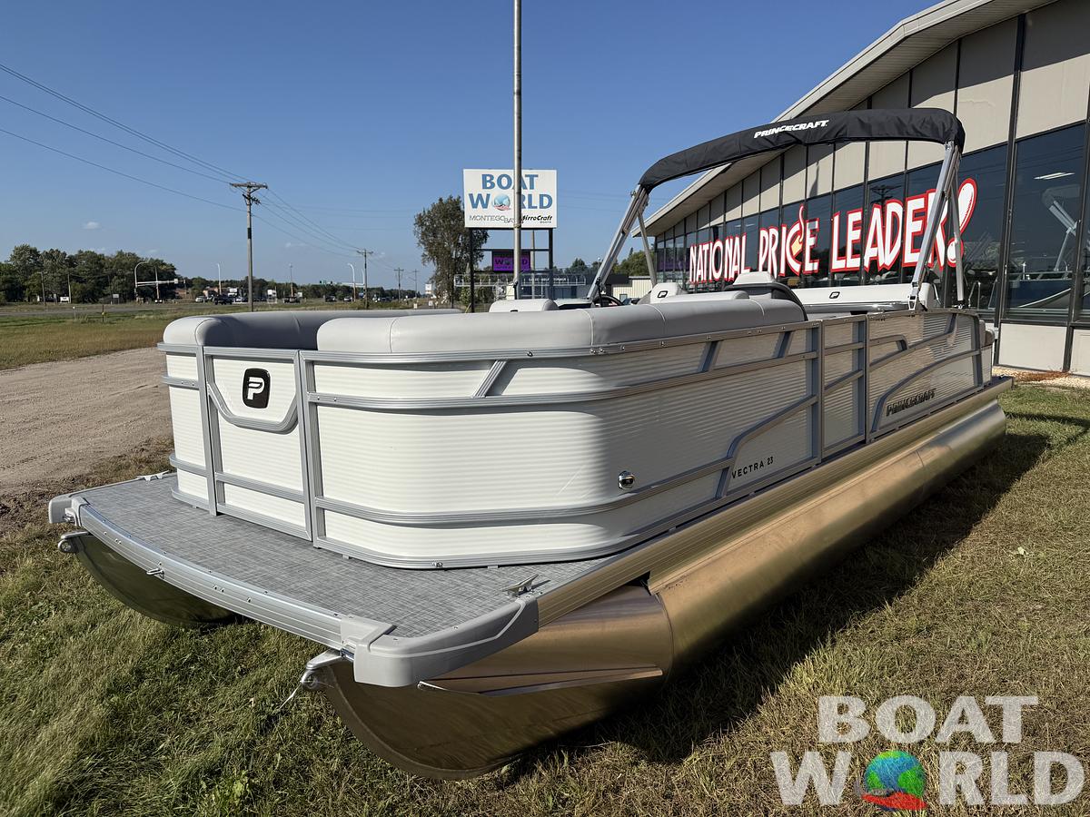 2026 Princecraft Vectra 23 RL SS Swingback Pontoon & Mercury 4-Stroke EFI