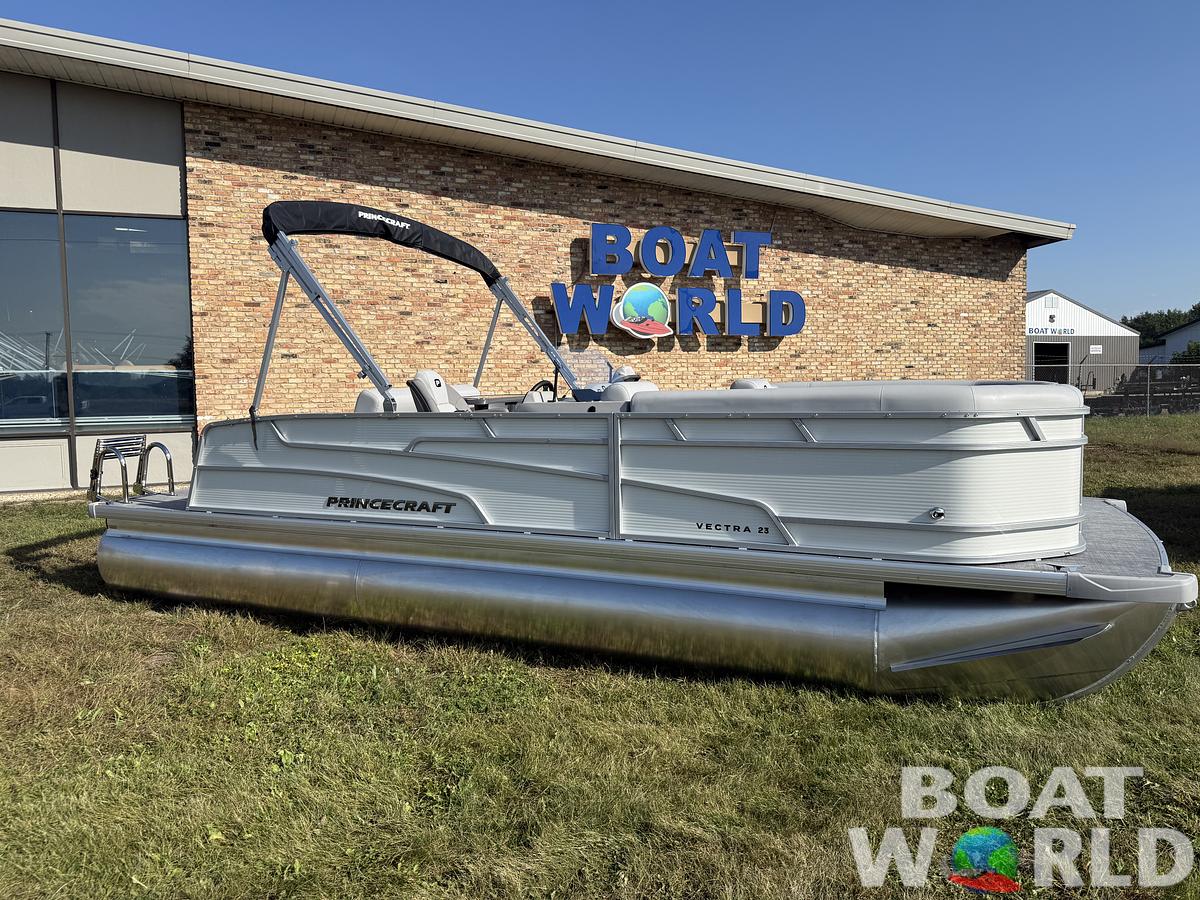 2026 Princecraft Vectra 23 RL SS Swingback Pontoon & Mercury 4-Stroke EFI