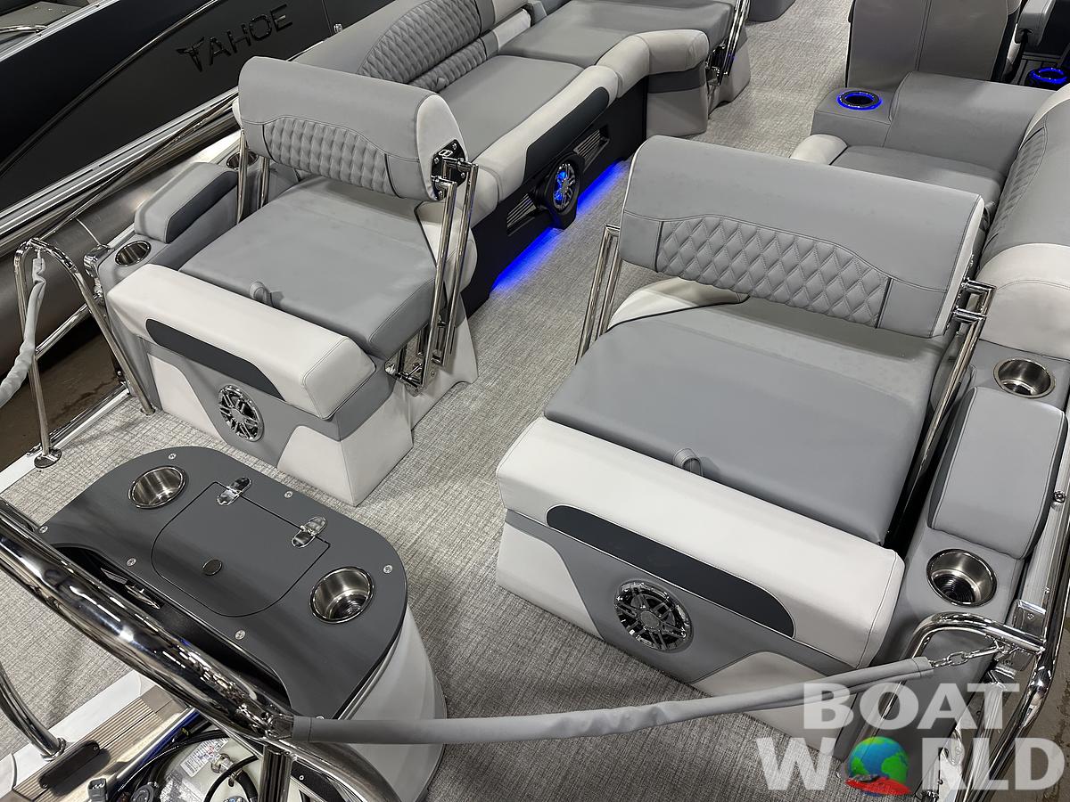 2025 Tahoe Pontoons Cascade 2385 Quad Lounge Shift Flip & Honda 4-Stroke EFI