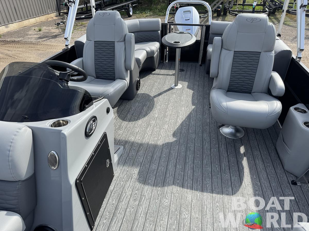 Used 2023 Montego Bay 8522 Quad Lounge Pontoon with 115HP Honda Fourstroke EFI