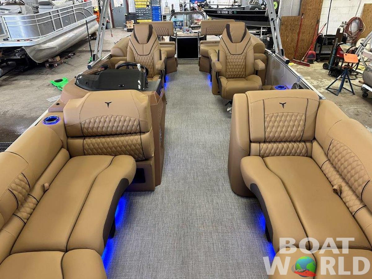 2025 Tahoe Pontoons Cascade 2385 Quad Lounge Shift SS & Honda 4-Stroke EFI