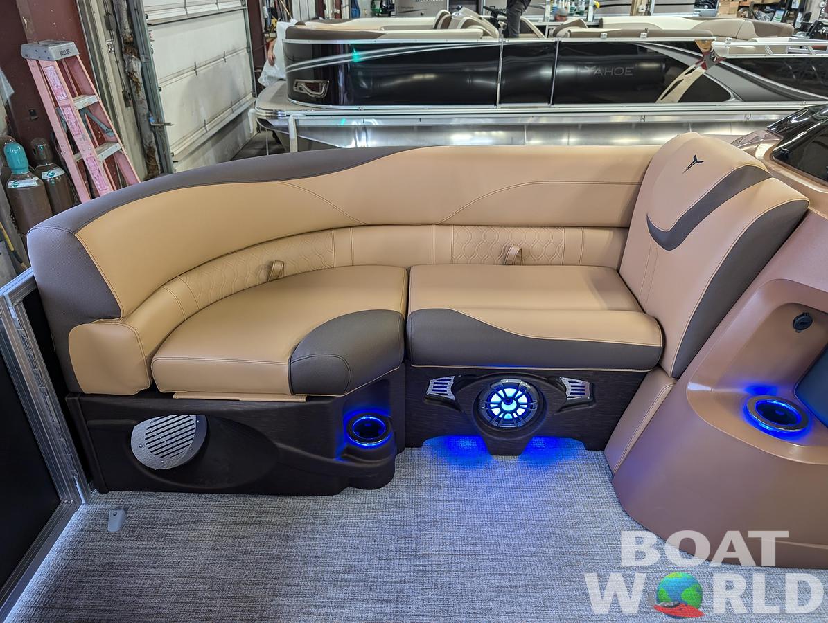 2025 Tahoe Pontoons LTZ 2385 Quad Lounge Shift Flip Tritoon & Honda 4-Stroke EFI