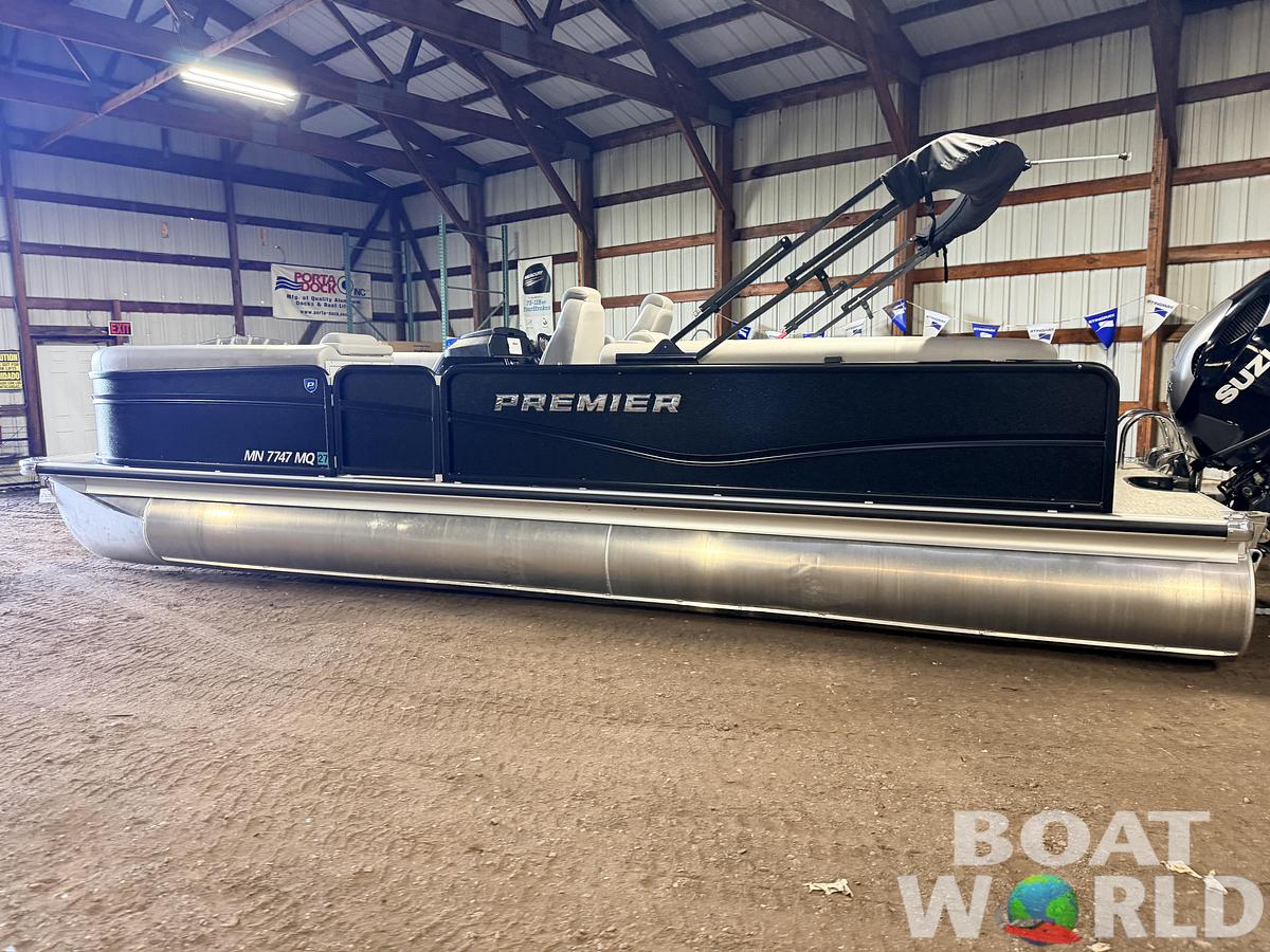Used 2024 Premier 250 SunSation PTX Tritoon & 300HP Suzuki -$69,995