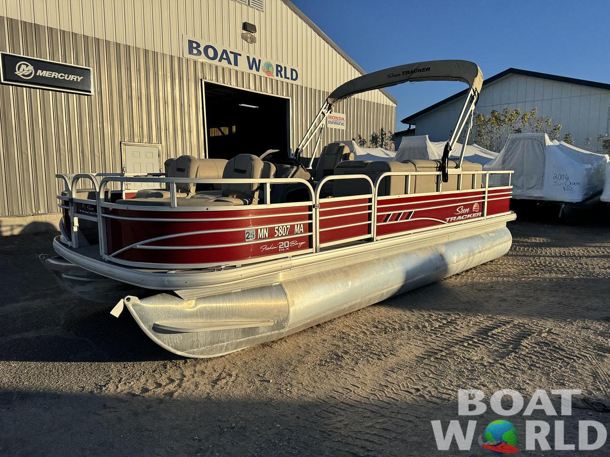 Used 2020 Sun Tracker Fishin Barge 20 DLX Pontoon
