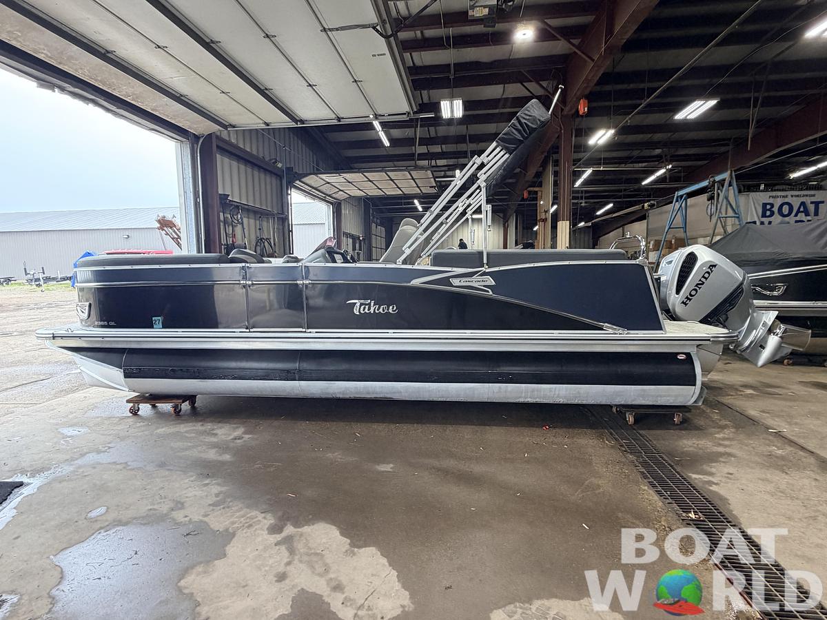 Used 2022 Tahoe Pontoons Cascade 2385 Quad Lounge Tritoon & 200HP Honda 4Stroke -$49,995