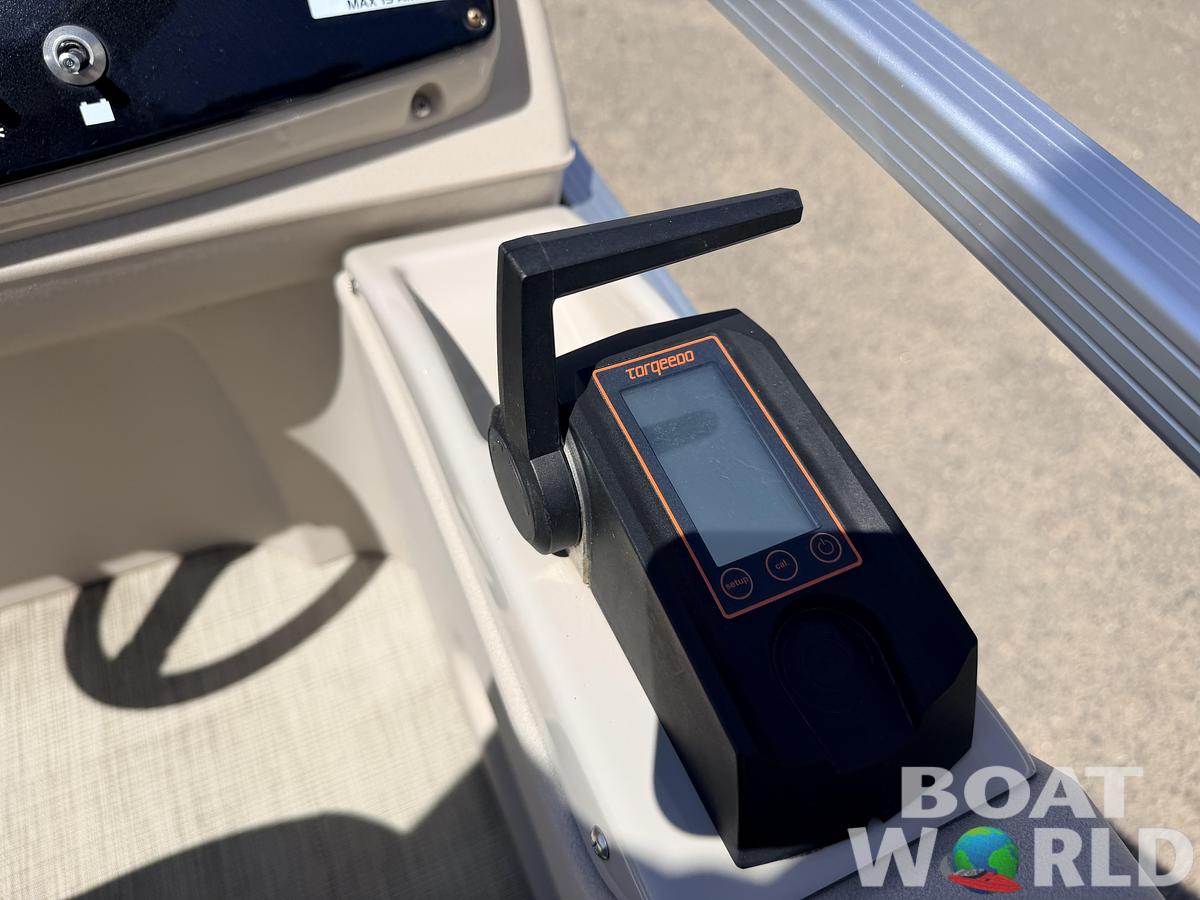 Used 2020 Princecraft Brio E 17 Pontoon & Torqueedo Electric Outboard - $19,995
