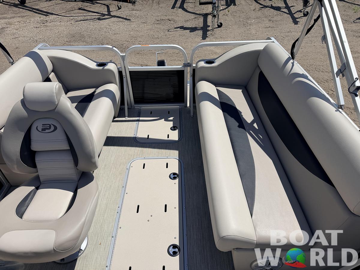 Used 2020 Princecraft Brio E 17 Pontoon & Torqueedo Electric Outboard - $19,995