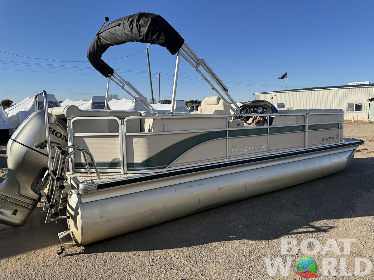 Used 2003 Premier 230 Grand Majestic Tri-toon Pontoon & 200HP Honda 4-Stroke EFI