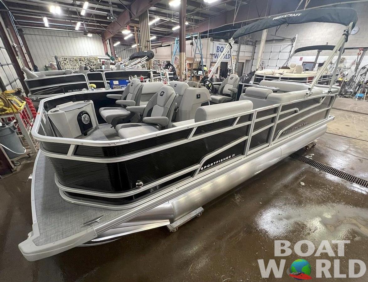 2025 Princecraft 21 Sportfisher 2-S Pontoon & Mercury 4-Stroke EFI