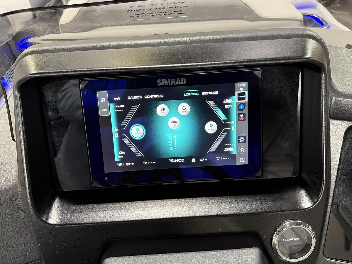 2025 Tahoe Pontoons Cascade 2385 Quad Lounge Shift SS Tritoon & Honda 225HP Outboard