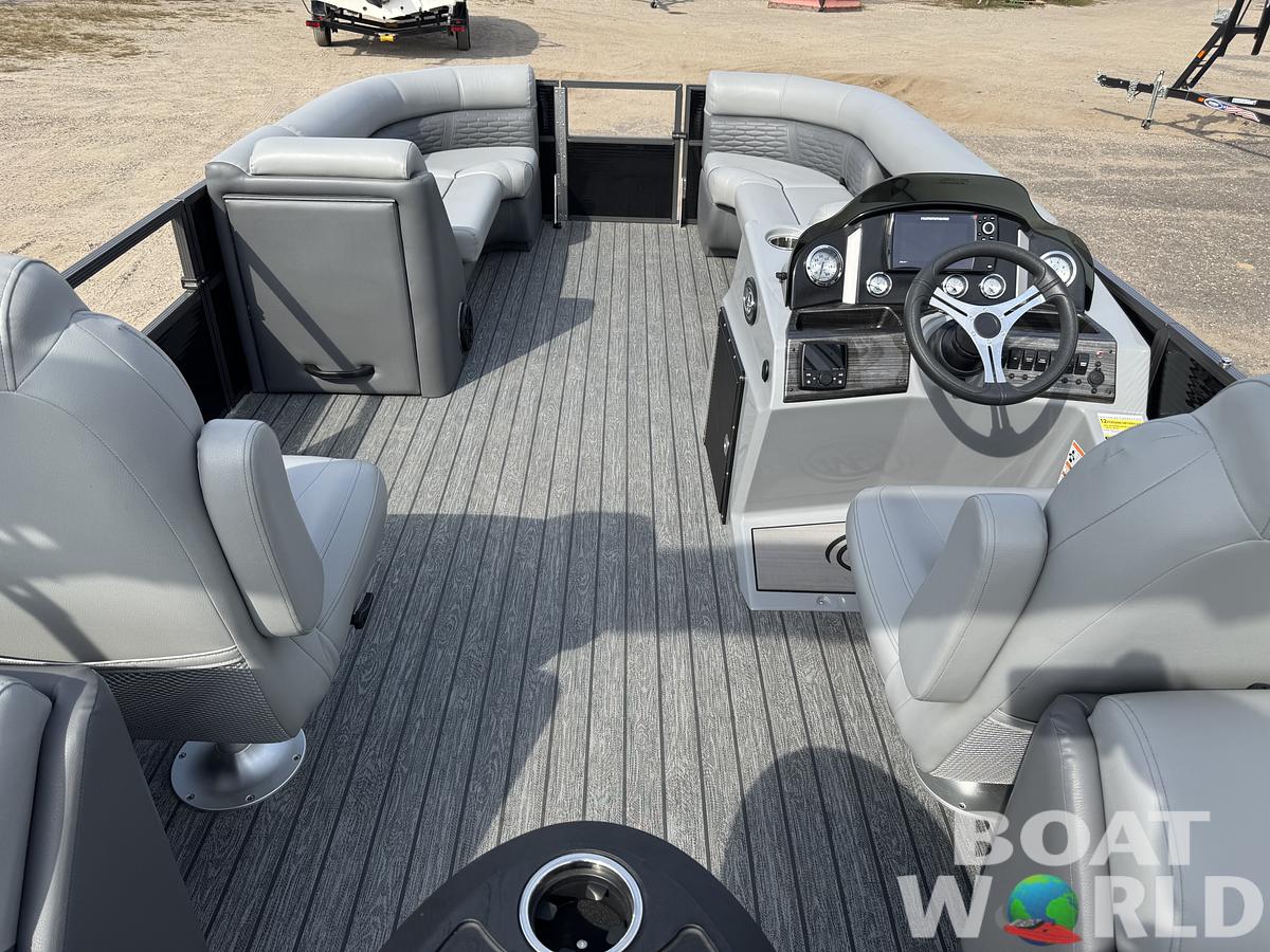 Used 2023 Montego Bay 8522 Quad Lounge Pontoon with 115HP Honda Fourstroke EFI