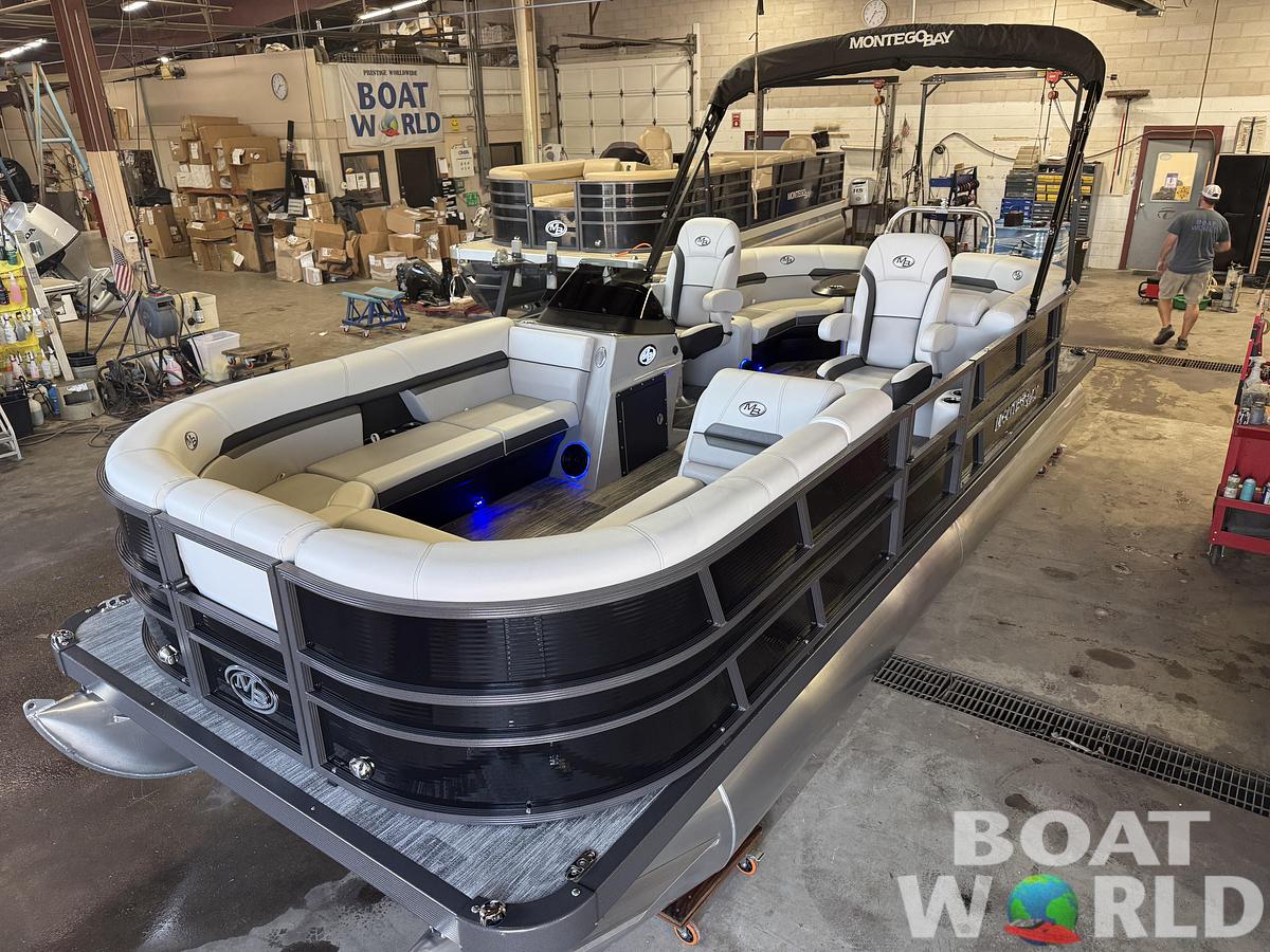 Used 2026 Montego Bay 8522 Quad Lounger BR Deluxe Pontoon 