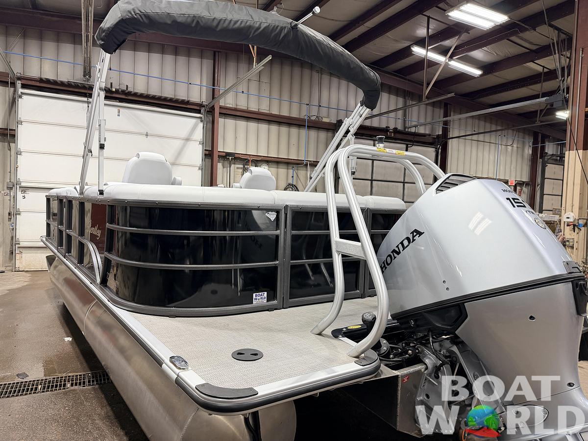 Used 2024 Bentley Pontoons Legacy 223 Navigator Quad Lounge Tri-toon Pontoon & 150HP Honda 4-Stroke EFI