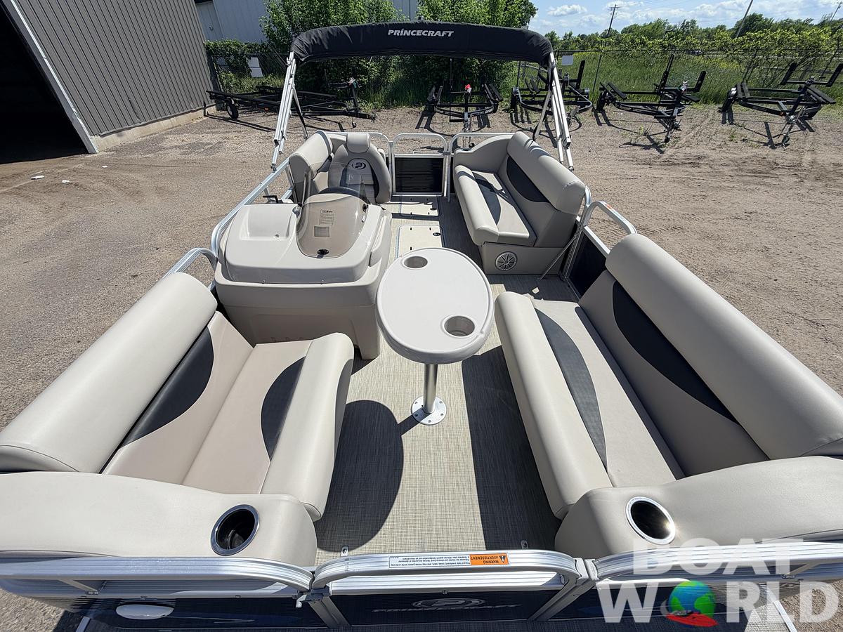 Used 2020 Princecraft Brio E 17 Pontoon & Torqueedo Electric Outboard - $19,995