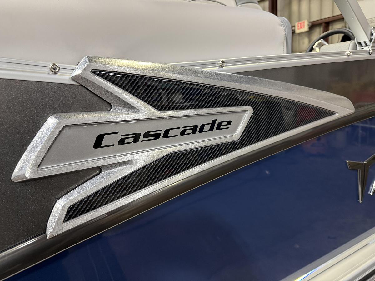 2025 Tahoe Pontoons Cascade 2385 Quad Lounge Tritoon & 225HP 4-Stroke