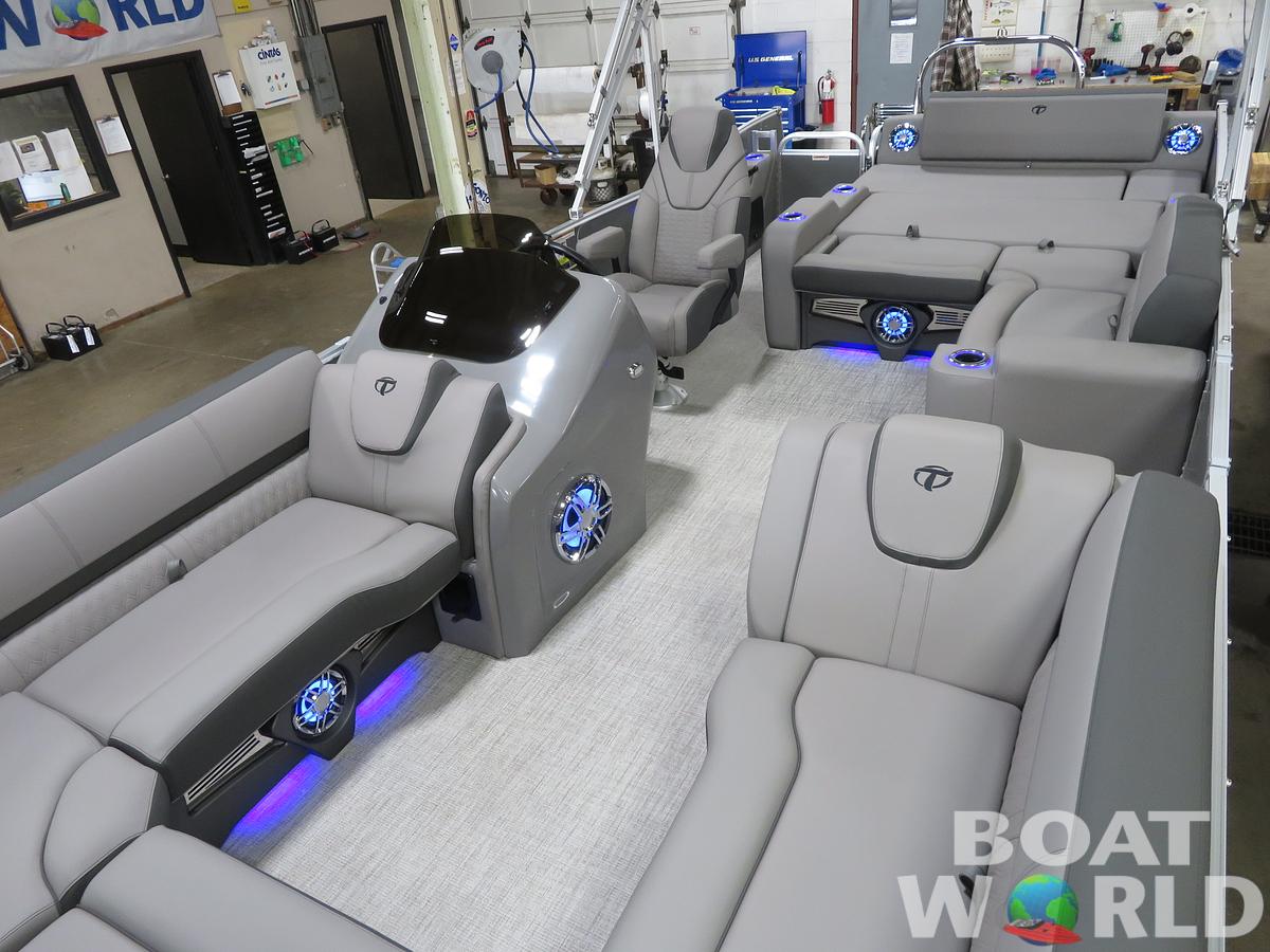 2024 Tahoe Pontoons Cascade 2385 VRL Swingback & Honda 140HP 4-Stroke EFI