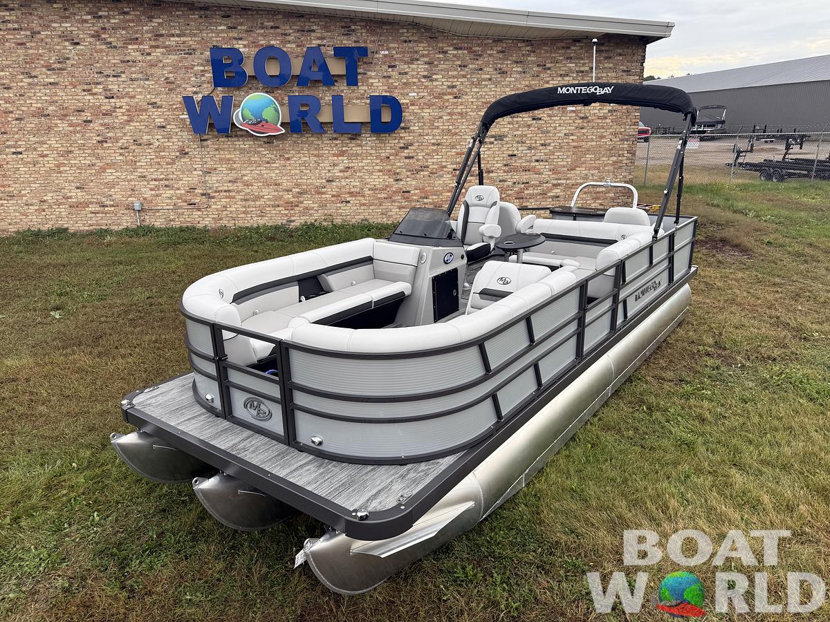 2025 Montego Bay 8522 Fish & Cruise Tritoon & Honda 150HP 4-Stroke EFI