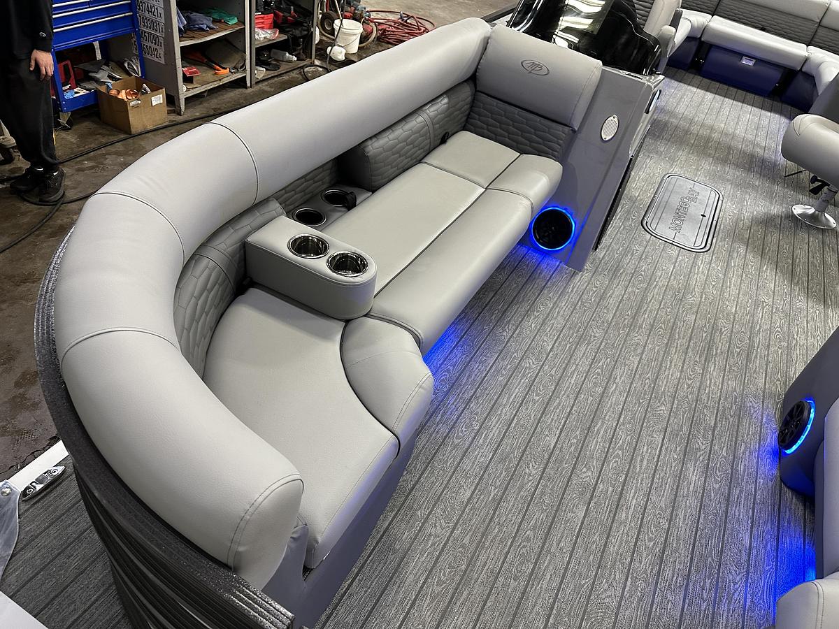 2023 Montego Bay TT8524 Quad Lounge 225HP Honda Tritoon Pontoon