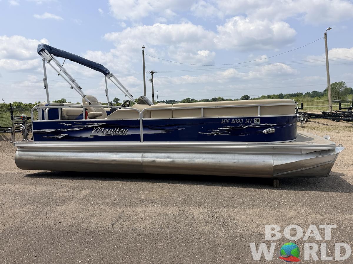Used 2013 Manitou 220 Xplode VP Tritoon & 150HP Yamaha 4Stroke -$29,995
