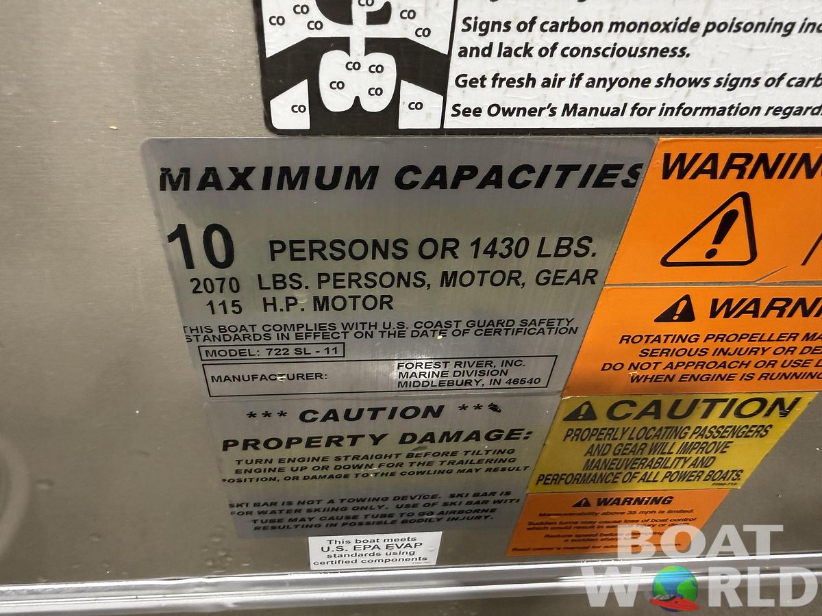 Used 2011 South Bay 722 Rear Lounge Pontoon