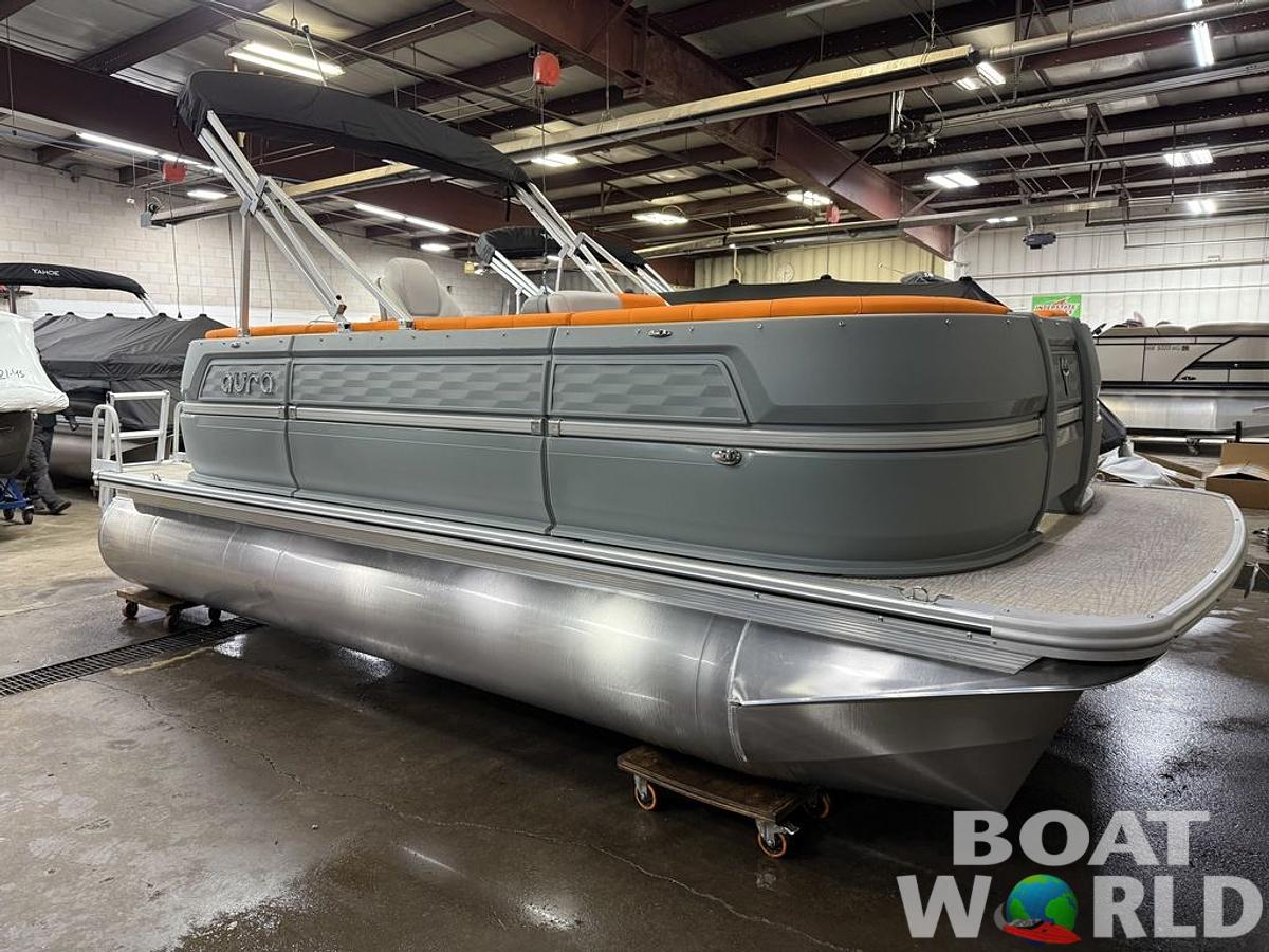2025 Tahoe Pontoons Aura 1985 Quad Lounge & 50HP 4-Stroke EFI