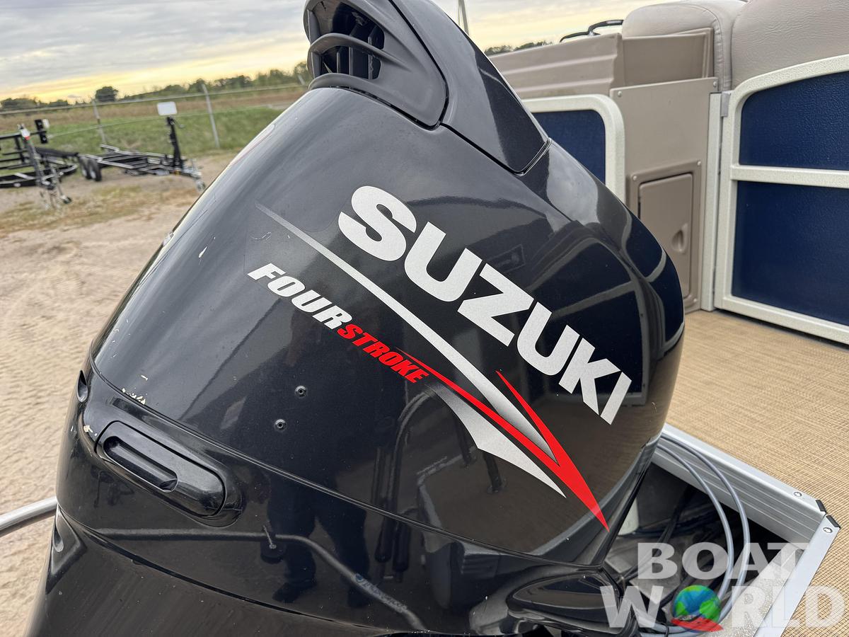 Used 2013 Premier 250 Intrigue Pontoon with 140HP Suzuki Fourstroke EFI