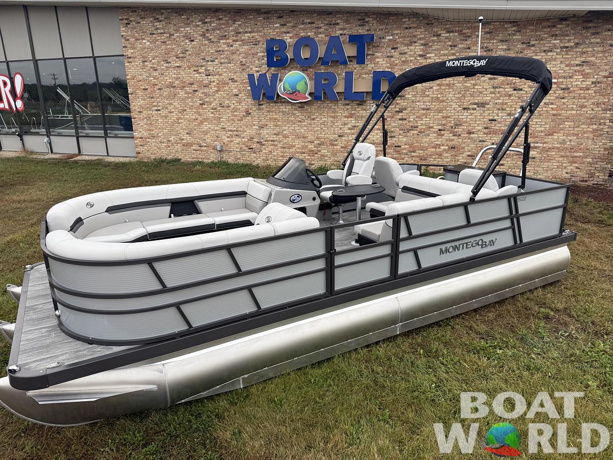 2025 Montego Bay 8522 Fish & Cruise Tritoon & Honda 150HP 4-Stroke EFI