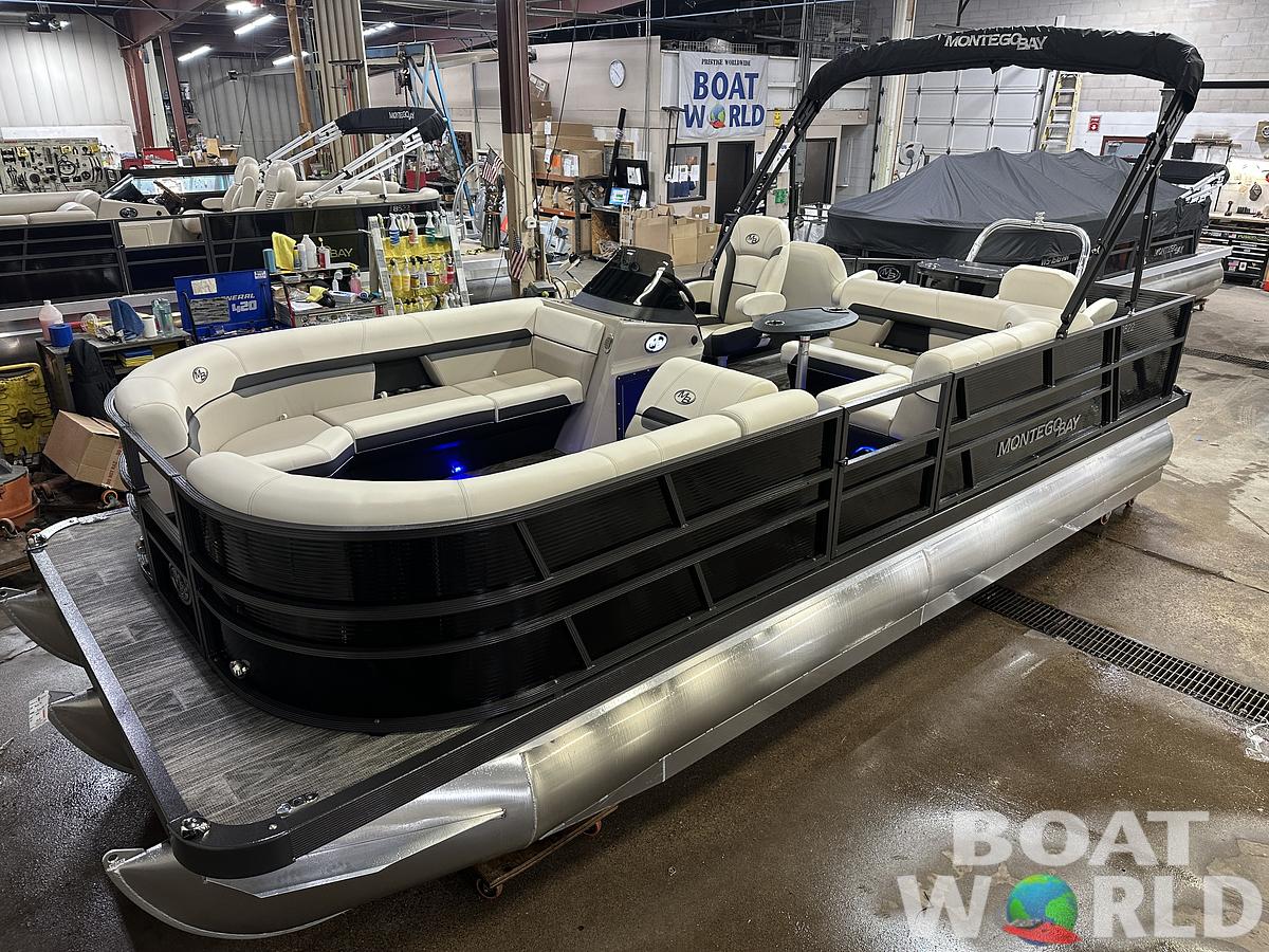 2025 Montego Bay 8522 Fish & Cruise Tritoon & Honda 150HP 4-Stroke EFI