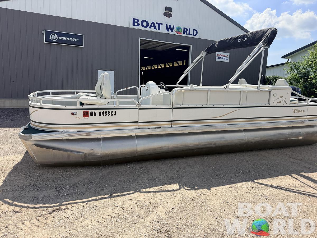 Used 2008 Tahoe Pontoons 22 Fish 'N Fun & (2021) 90HP Mercury 4Stroke EFI -$17,995