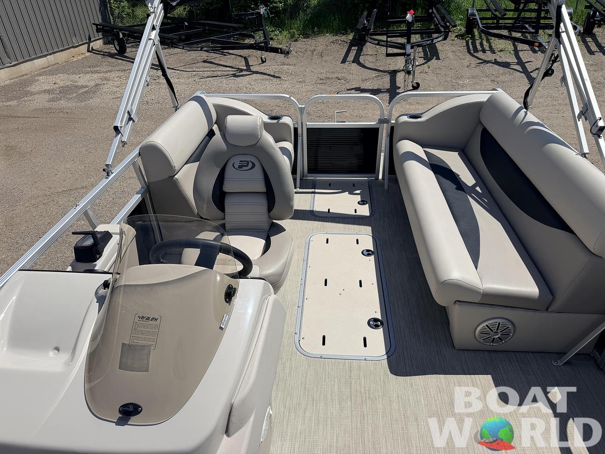 Used 2020 Princecraft Brio E 17 Pontoon & Torqueedo Electric Outboard - $19,995