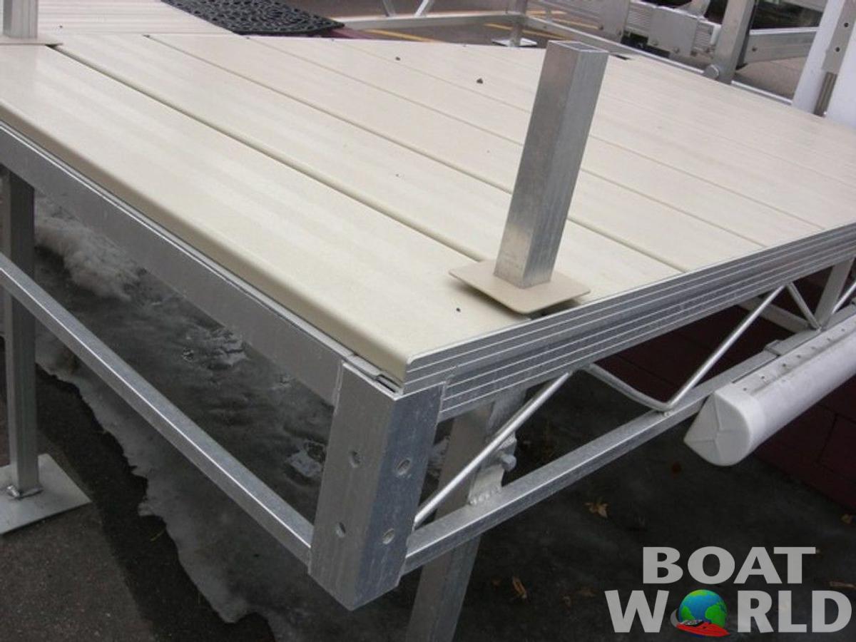Aluminum Dock 12' Long Section with Aluminum Decking