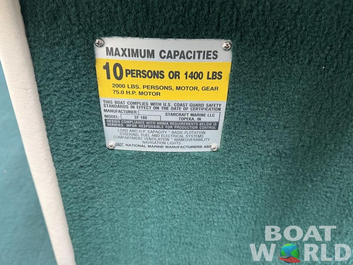 Used 2000 Starcraft Marine Starfish 180 Pontoon