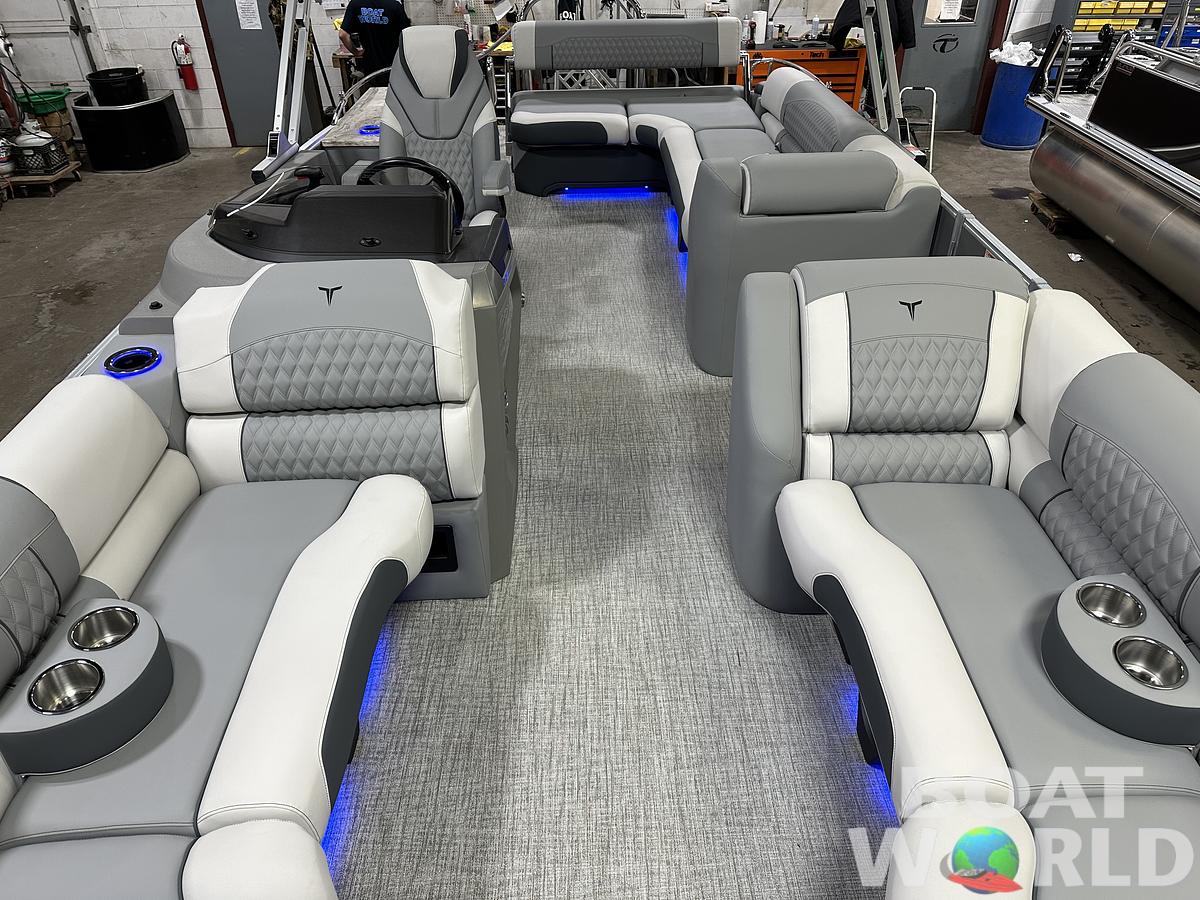 2025 Tahoe Pontoons Cascade 2385 Cruise Rear Bench (CRB) & Honda 4-Stroke EFI