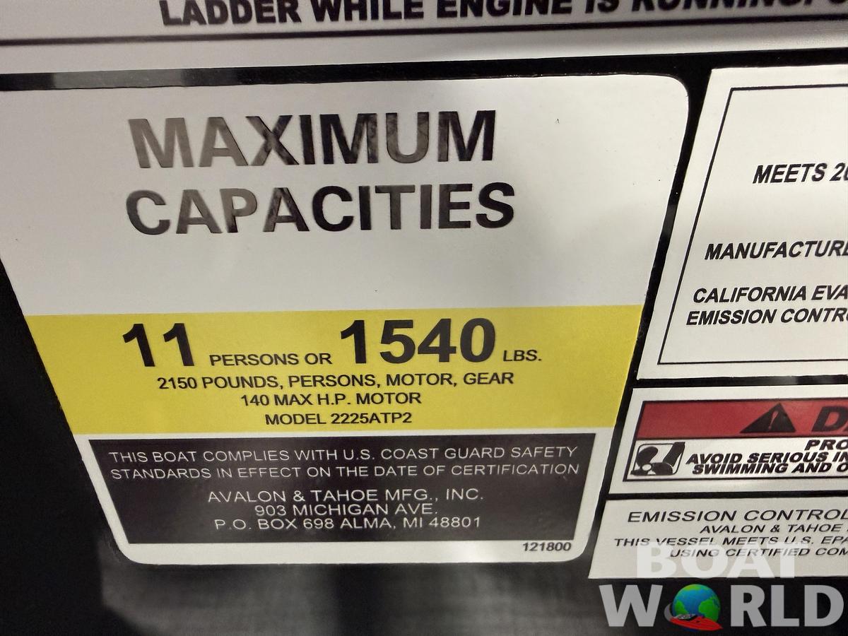 2026 Tahoe Pontoons Sport 23E80 Fish & Cruise Pontoon