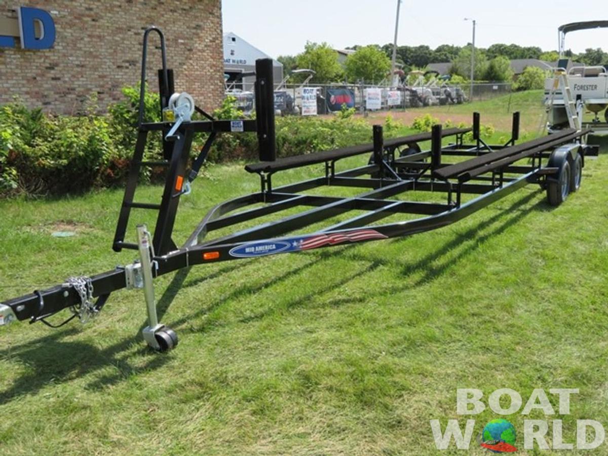 2025 Mid America 26' PT26T Pontoon Bunk Tandem Axle IN STOCK Trailer