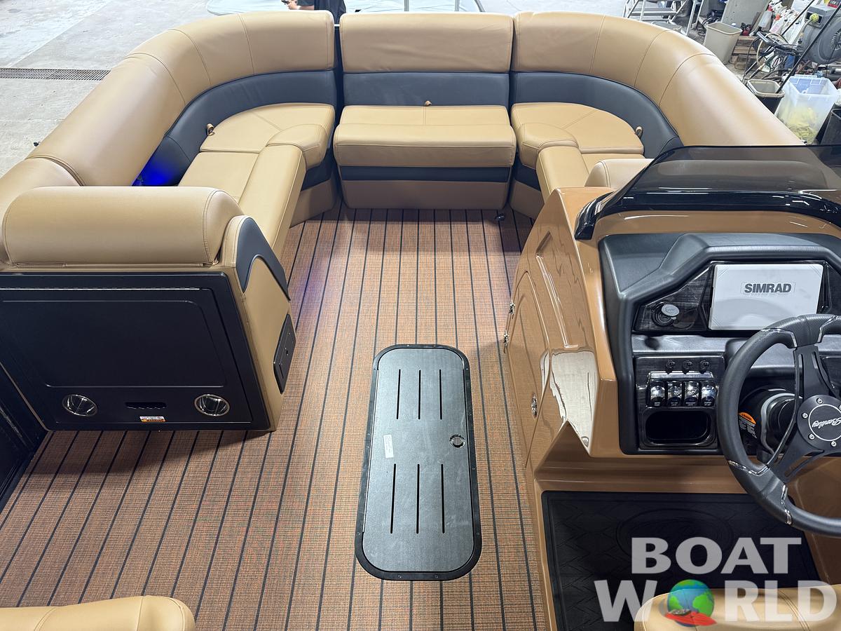 2026 Bentley Pontoons Elite 223 Admiral Quad Lounge Tritoon