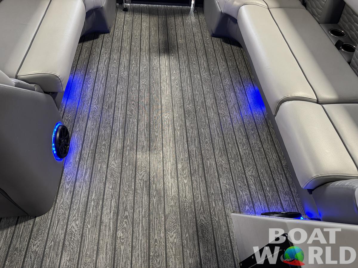 Used 2023 Montego Bay 8522 Quad Lounge Pontoon with 115HP Honda Fourstroke EFI