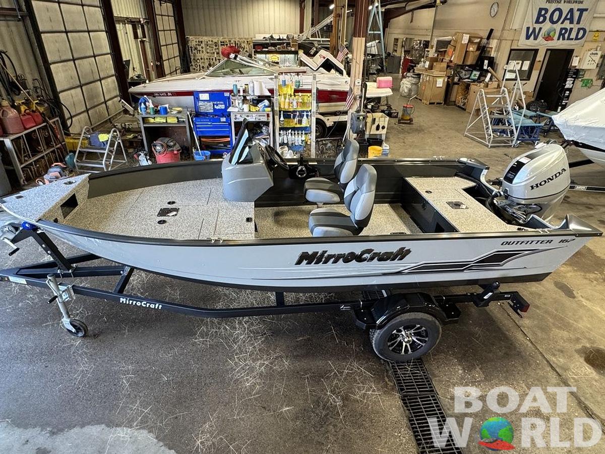 2025 Mirrocraft F167 Side Console & Honda 60HP 4-Stroke EFI