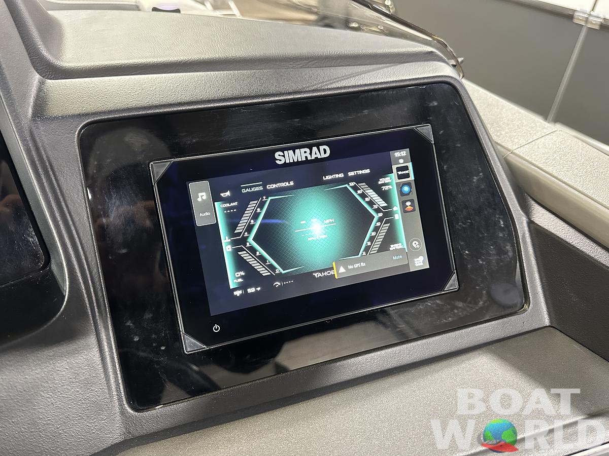 2025 Tahoe Pontoons Cascade 2385 Cruise Rear Bench (CRB) Tritoon & Honda 4-Stroke EFI