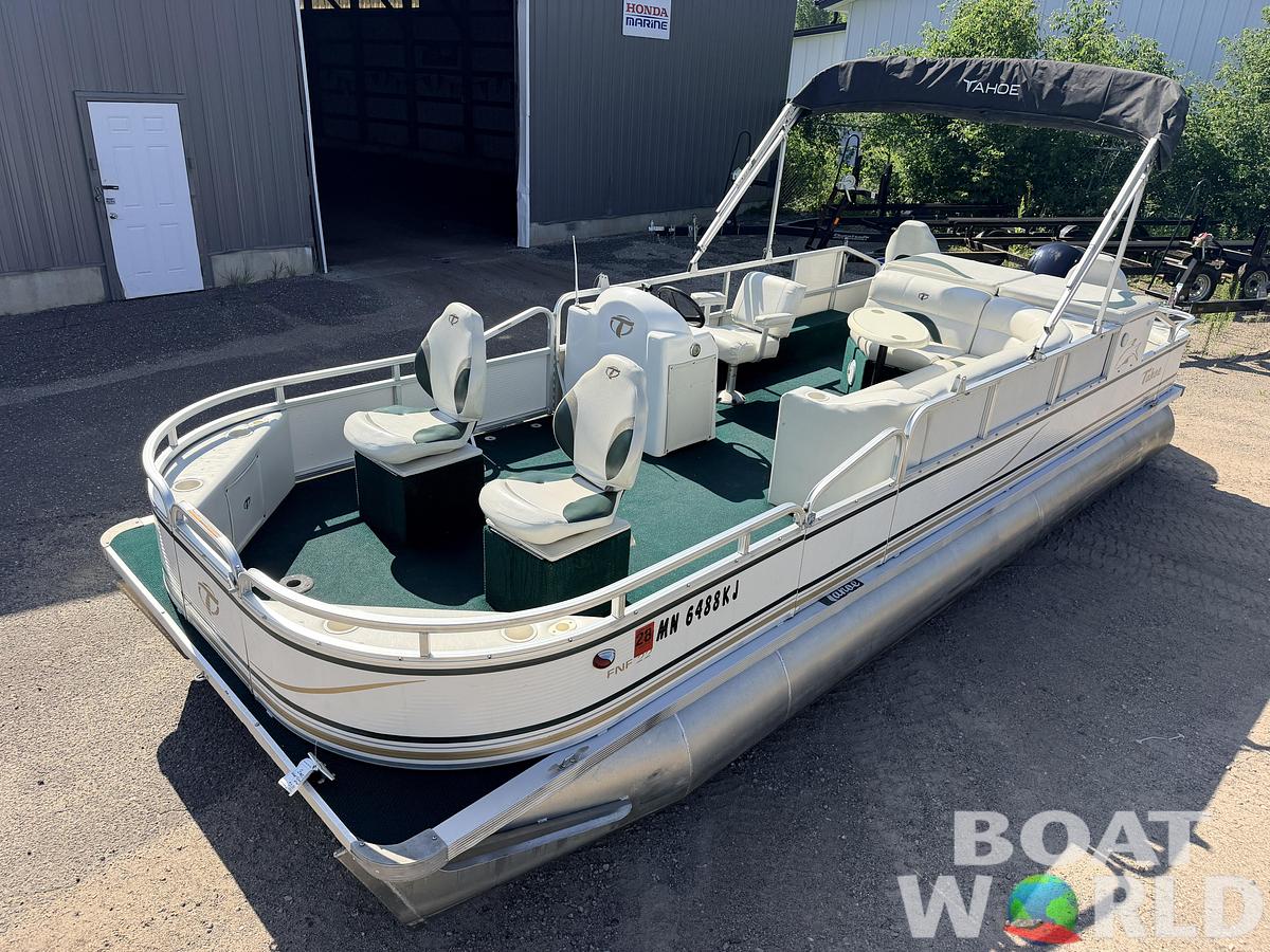 Used 2008 Tahoe Pontoons 22 Fish 'N Fun & (2021) 90HP Mercury 4Stroke EFI -$17,995