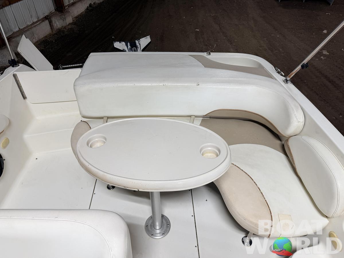 Used 2003 Glastron DX215 Deck Boat & 220HP 5.0L Volvo/Penta with Tandem Axle Trailer -$9,995