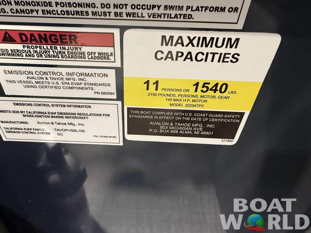 2026 Tahoe Pontoons LTZ 2385 Elite Cruise