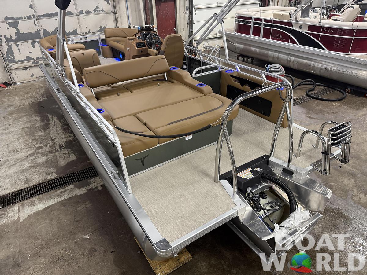 2026 Tahoe Pontoons Sport 2385 Swingback (VRB) Tritoon & Honda 4-Stroke EFI