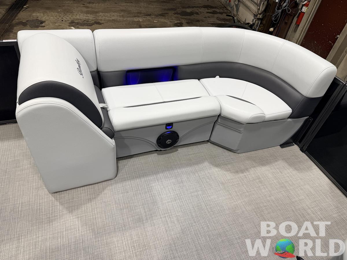 Used 2024 Bentley Pontoons Legacy 223 Navigator Quad Lounge Tri-toon Pontoon & 150HP Honda 4-Stroke EFI